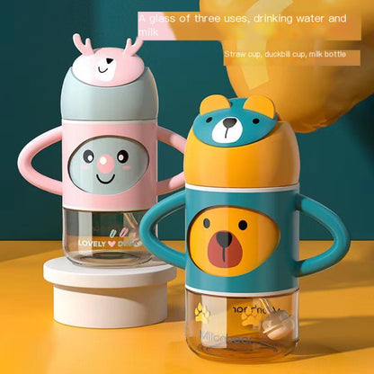 Wide-Bore Sippy Cup for Toddlers Over 1 Year Old